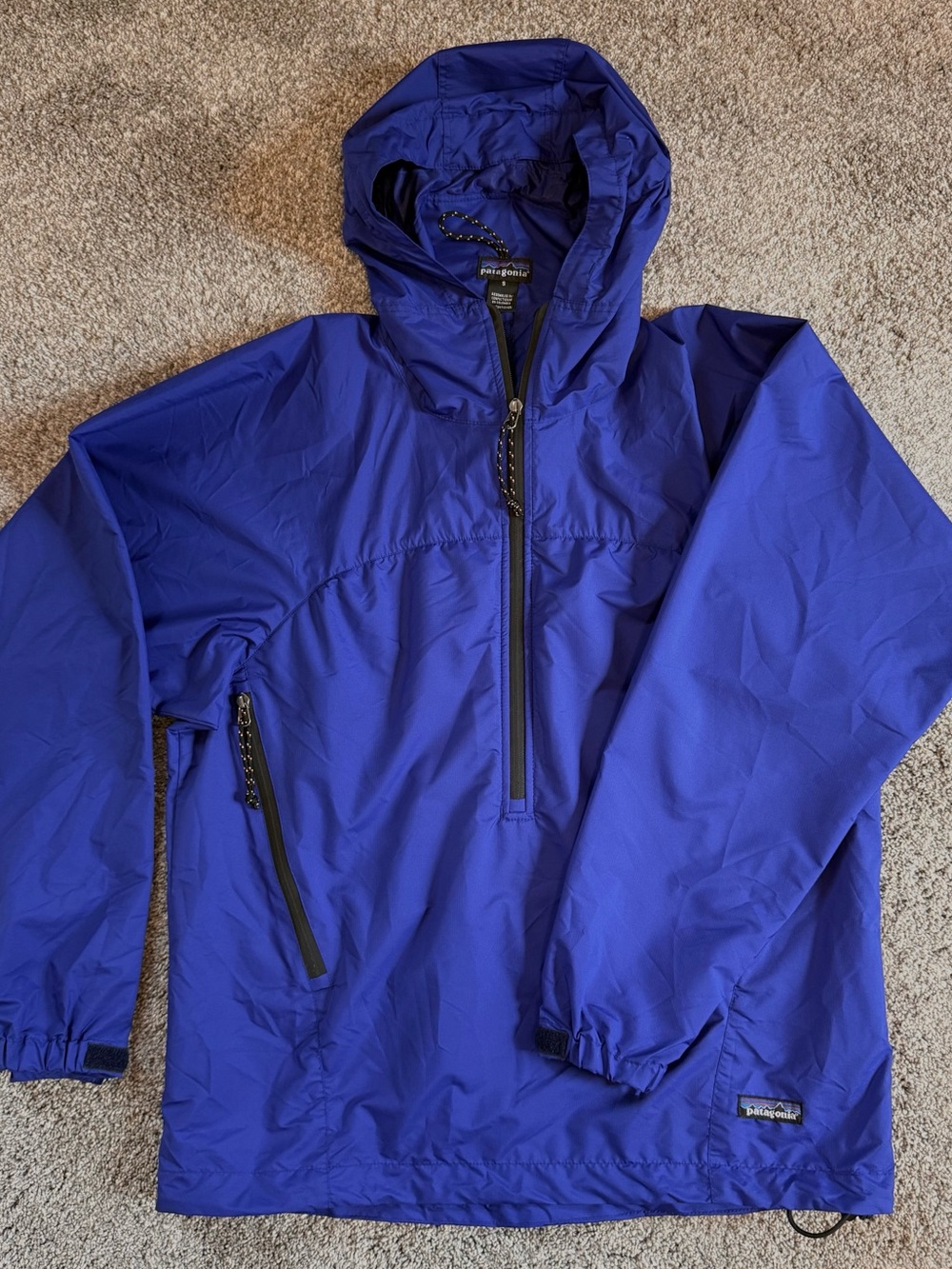 Vintage Unisex EssenShell Patagonia Rain Pullover Style 83650